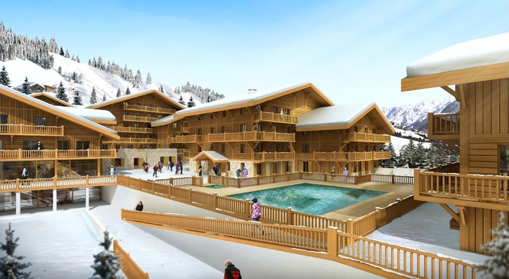 Hotel Prestige Odalys Le Chamois La Clusaz Exterior foto