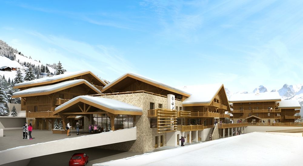 Hotel Prestige Odalys Le Chamois La Clusaz Exterior foto