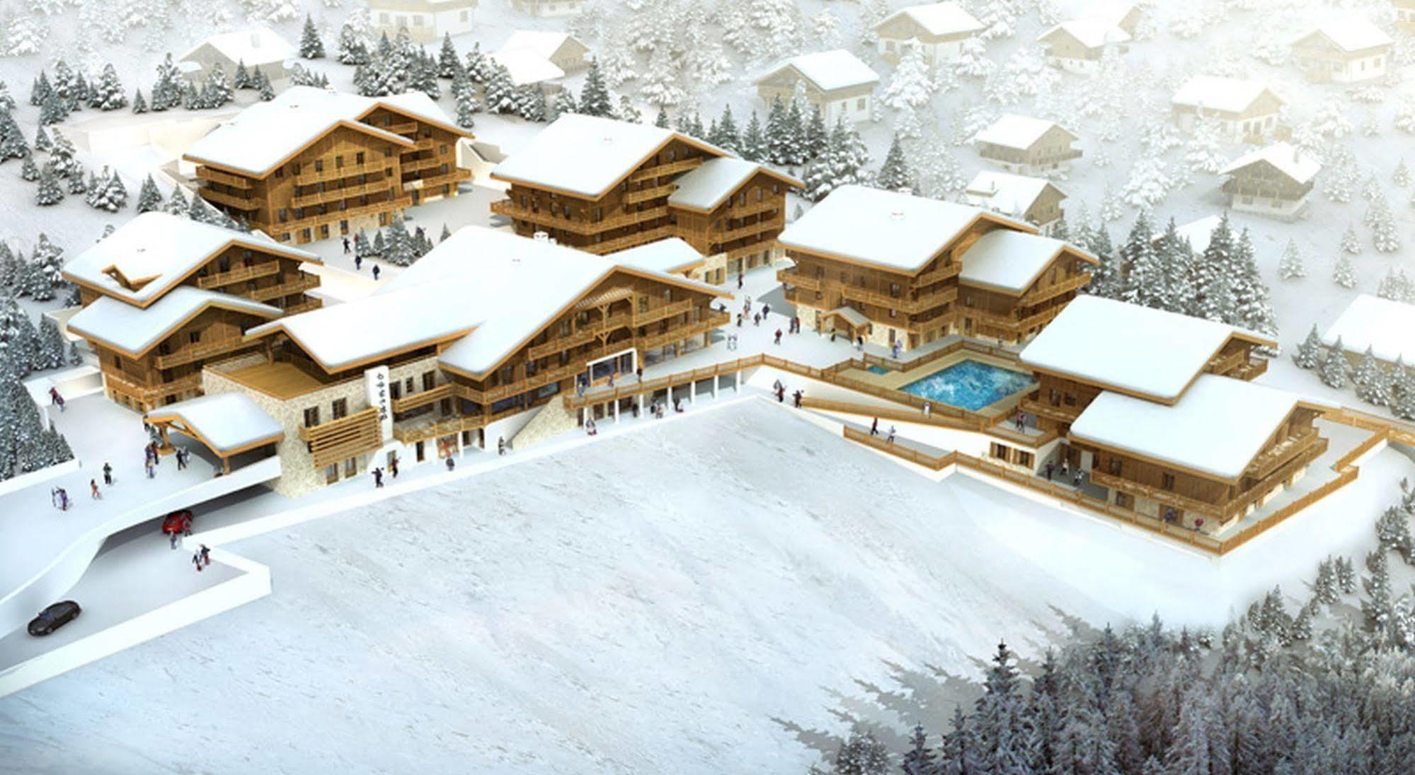 Hotel Prestige Odalys Le Chamois La Clusaz Exterior foto