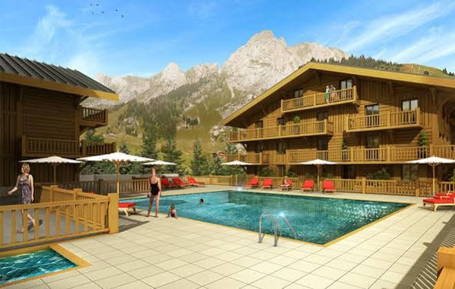 Hotel Prestige Odalys Le Chamois La Clusaz Exterior foto