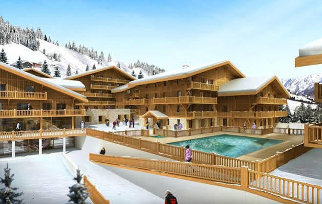 Hotel Prestige Odalys Le Chamois La Clusaz Exterior foto
